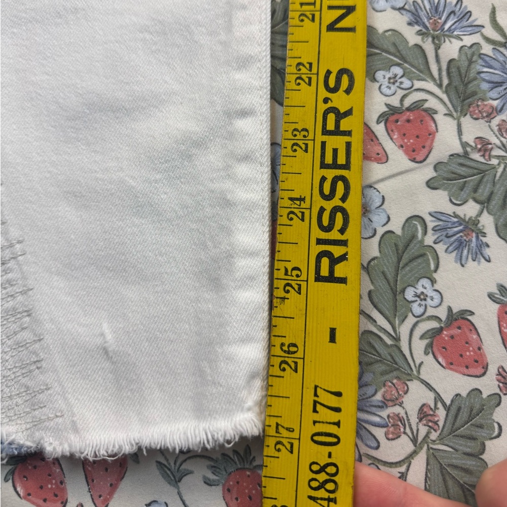 Moussy Vintage Mv Burnside Skinny Jeans Ankle Cropped white size 29 - Picture 8 of 14